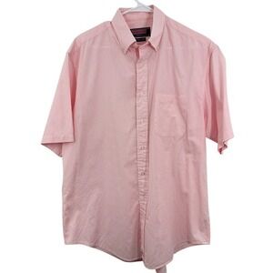 Vineyard Vines Murray Shirt Mens Large Pink Striped Short Sleeve Button Down